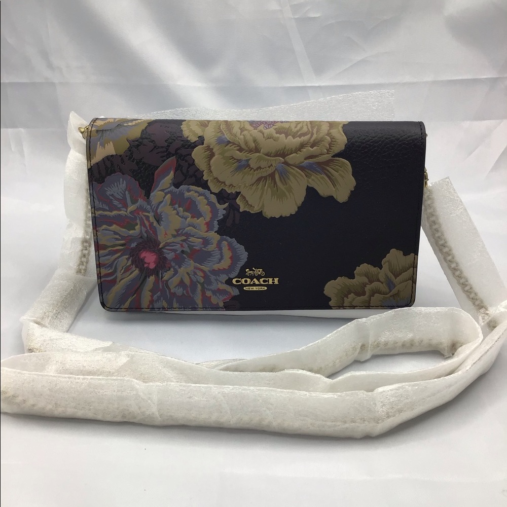 Coach Callie Foldover Chain Clutch